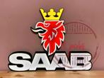 Saab Reclamebord met LED Verlichting - Garage/Mancave, Verzamelen, Merken en Reclamevoorwerpen, Ophalen of Verzenden, Nieuw, Lichtbak of (neon) lamp