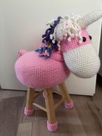 Gehaakt krukje, unicorn, Ophalen of Verzenden, Gebruikt, Hout