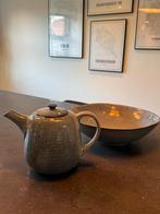 Thee pot fruit / groente schaal nieuw! Servies blauw grijs, Ophalen, Nieuw, Schaal of Schalen