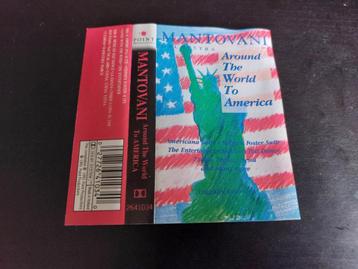 MANTOVANI ORCHESTRA - AROUND THE WORLD TO AMERICA (CASSETTEB beschikbaar voor biedingen