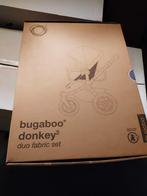 Nieuw Bugaboo Donkey 2 duo fabric set grey melange, Ophalen of Verzenden, Nieuw