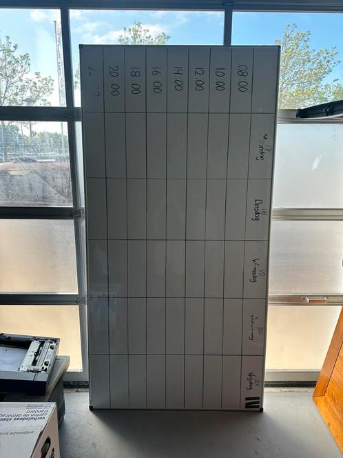 Groot Whiteboard – 250 x 120 cm – In goede staat, Diversen, Schoolborden, Ophalen
