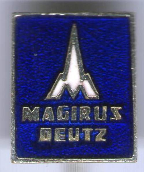 MAGIRUS DEUTZ blauw email zilverkl tractor speldje ( D_106 ), Verzamelen, Speldjes, Pins en Buttons, Zo goed als nieuw, Transport