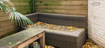 Fijne onderhoudsarme tuinbank beschikbaar voor biedingen