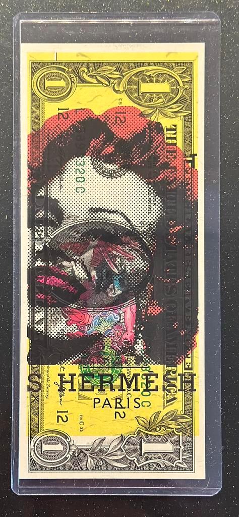 Death NYC Marilyn Monroe - Hermes 1$ biljet - ltd edition, Antiek en Kunst, Kunst | Litho's en Zeefdrukken, Verzenden