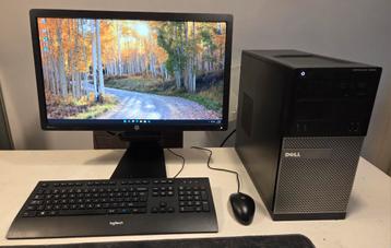 Complete computer set- I7 - Ssd/Hdd -16 GB - 2 GB - 24 Inch beschikbaar voor biedingen