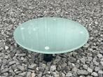 Plantentrolley rond melkglas glas 4 wielen |  plantenroller, Tuin en Terras, Ophalen of Verzenden