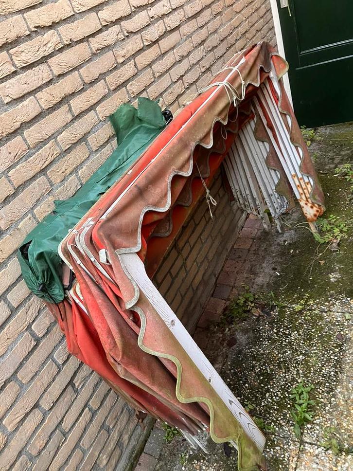 Drie Markiezen gratis op te halen, Tuin en Terras, Zonneschermen, Gebruikt, Markies, Minder dan 150 cm, Minder dan 250 cm, Ophalen
