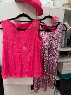 Roze verkleedkleding, Kinderen en Baby's, Carnavalskleding en Verkleedspullen, Ophalen of Verzenden, Zo goed als nieuw, 170 of groter