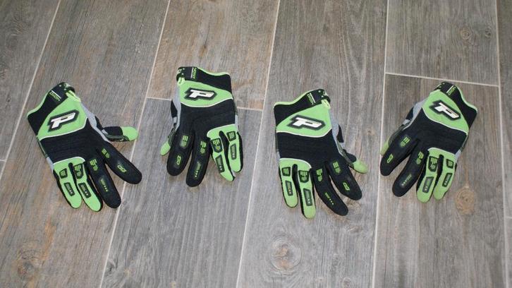 TE KOOP 2X IN ZEER GOEDE STAAT CROSSHANDSCHOENEN, Motoren, Kleding | Motorkleding, Handschoenen, Heren, Tweedehands, Ophalen of Verzenden