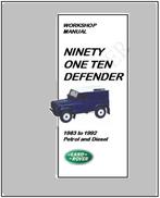 Landrover 90-110-130- Defender up to 1992 Workshop Manual, Verzenden