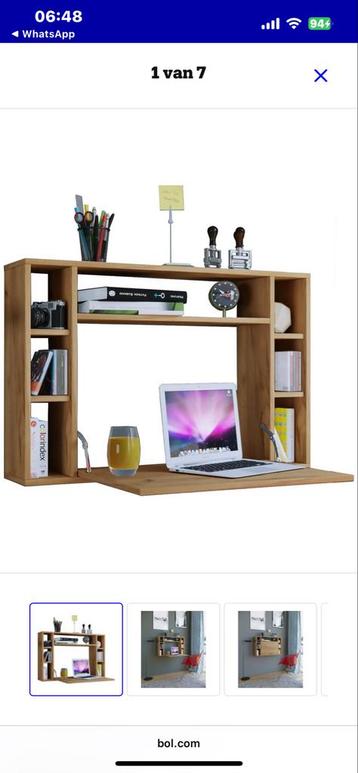 Nieuw Bureau met Opbergruimte beschikbaar voor biedingen