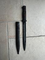 K98 bajonet met schede origineel niet nummergelijk duits wo2, Verzamelen, Ophalen of Verzenden, Duitsland, Mes of Dolk