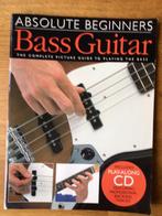 Absolute beginners, bass guitar, basgitaar, incl. Cd, Muziek en Instrumenten, Gebruikt, Basgitaar, Les of Cursus, Ophalen of Verzenden