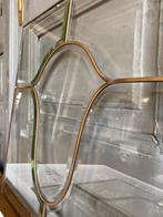 Antiek facet geslepen glas in lood - Twee stuks!, Doe-het-zelf en Verbouw, Glas en Ramen, Glas in lood, Minder dan 80 cm, Overige typen