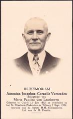 Antonius J. C. Versteden  1892-1954, Verzamelen, Bidprentjes en Rouwkaarten, Verzenden, Bidprentje