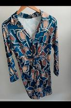 Pescara Jurk Maat L - Blauw Geometrisch, Blauw, Maat 42/44 (L), Pescara, Nieuw