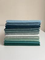 Fableism quiltstoffen bundel - 11 FQ pack blauw/groen, Overige kleuren, Verzenden, Zo goed als nieuw, 30 tot 120 cm