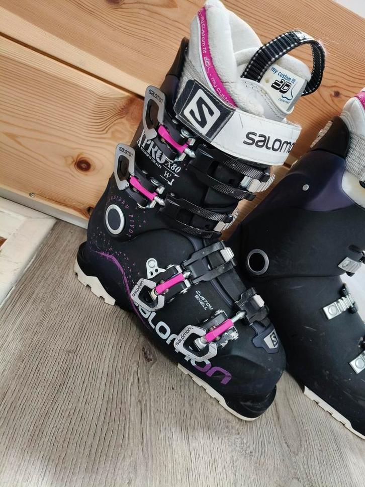 Salomon X Pro 80 skischoenen - maat 24.5, Sport en Fitness, Skiën en Langlaufen, Schoenen, Salomon, 160 tot 180 cm, Ophalen of Verzenden