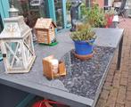 TUINTAFEL STEEN, Tuin en Terras, Ophalen, Gebruikt, Rechthoekig, Metaal