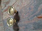 2 vol koperen kastdeur knoppen, Ophalen of Verzenden, Zo goed als nieuw