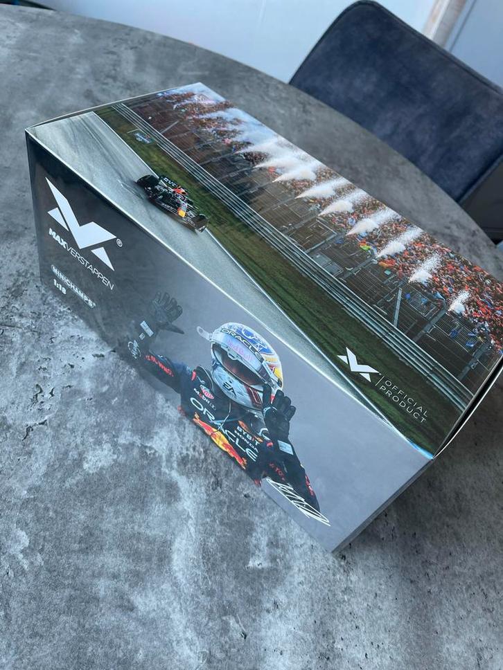 Max Verstappen Dutch GP 2023 1:18, Hobby en Vrije tijd, Modelauto's | 1:18, Nieuw, Auto, MiniChamps, Ophalen of Verzenden