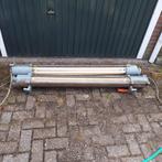 Originele industrielampen TL buislamp bunkerlamp  groot 2x, Ophalen