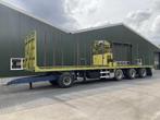 floor stenentrailer met rongen geschikt voor rondhout rijden, Bedrijf, Diesel, Aanhangers en Opleggers, Te koop