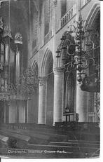 Dordrecht interieur Groote Kerk, Ophalen of Verzenden, 1940 tot 1960, Gelopen, Zuid-Holland