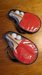 Tafeltennisbats 2 sets in handige opberghoes, Ophalen of Verzenden