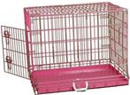 Roze bench 61x42x49, Ophalen, Zo goed als nieuw