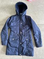 Winterjas meiden donkerblauw maat 158/164, Kinderen en Baby's, Kinderkleding | Maat 158, Ophalen of Verzenden, Zo goed als nieuw