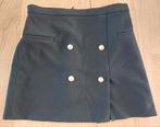Korte zwarte rok H&M met knopen mt 40, Ophalen of Verzenden, Nieuw, Zwart, Boven de knie