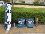 Complete Kiteset Gaastra 8m + 10m + bar + F-One Trax board, Watersport en Boten, Kitesurfen, Gebruikt, Kitesurf-set, Twintip, 10 m²