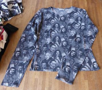 Yellowstone top grijs transparant longsleeve shirt maat S/M beschikbaar voor biedingen