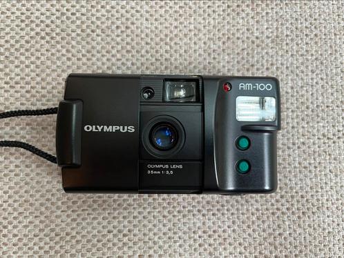 Olympus OM -100, Audio, Tv en Foto, Fotocamera's Analoog, Zo goed als nieuw, Compact, Olympus, Ophalen of Verzenden