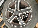 17" Inch Velgen met zomerbanden 875 kg draagvermogen, Ophalen of Verzenden, Gebruikt