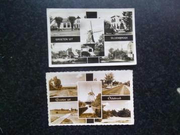 OLDEBROEK  2 stuks 5 luiks groeten uit      F beschikbaar voor biedingen