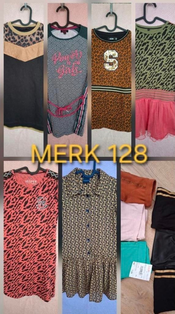 MERK KLEDING 128, Kinderen en Baby's, Kinderkleding | Maat 128, Zo goed als nieuw, Meisje, Overige typen, Verzenden