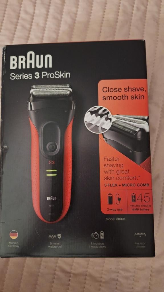 Braun Series 3 ProSkin Scheerapparaat - Nieuwstaat, Witgoed en Apparatuur, Persoonlijke-verzorgingsapparatuur, Ophalen of Verzenden