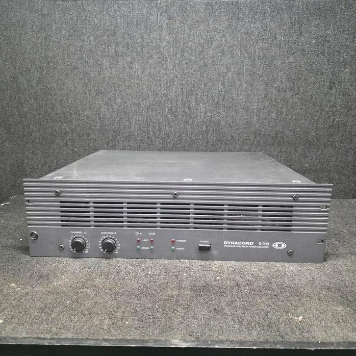 DYNACORD S900  versterker   2 x 450  WATT, Audio, Tv en Foto, Luidsprekers, Gebruikt, Front, Rear of Stereo speakers, 120 watt of meer