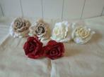 Rozen met knijpertje leuk voor in de kerstboom, Ophalen of Verzenden, Zo goed als nieuw
