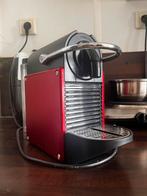 Nespresso koffiezetapparaat rood, Ophalen, Koffiepads en cups, Koffiemachine, Zo goed als nieuw