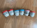 6 TUI Espresso Kopjes - Uniek Design!, Keramiek, Ophalen of Verzenden, Zo goed als nieuw, Overige stijlen