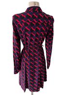 Fabienne Chapot jurk S, Ophalen of Verzenden, Zo goed als nieuw, Rood, Onder de knie