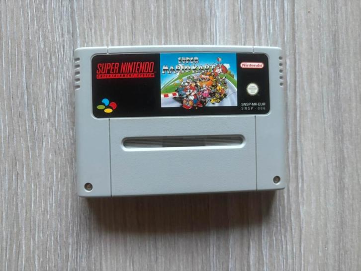 Super Mario Kart voor de Super Nintendo, Spelcomputers en Games, Games | Nintendo Super NES, Racen en Vliegen, 1 speler, Vanaf 3 jaar