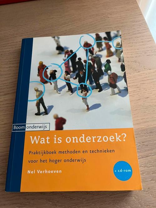 Nel Verhoeven - Wat is onderzoek?, Boeken, Wetenschap, Zo goed als nieuw, Ophalen of Verzenden