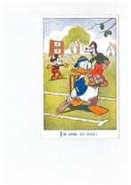 oud Disney Donald Duck ansichtkaart jaren 30 Valentine UK, Verzamelen, Ophalen of Verzenden, 1920 tot 1940, Cultuur en Media