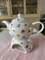 Servies theepot en warmhoudlichtje Jet ter Steege DE, Huis en Inrichting, Ophalen, Overige typen, Nieuw, Overige stijlen