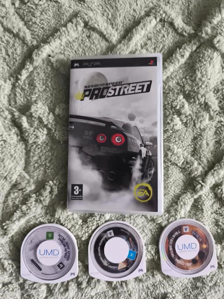 PSP games (4 stuks), Spelcomputers en Games, Games | Sony PlayStation Portable, Zo goed als nieuw, 1 speler, Vanaf 3 jaar, Ophalen of Verzenden